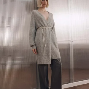 OPUS Longstrickjacke Taleja Grau Online Bestellen^Damen Strick