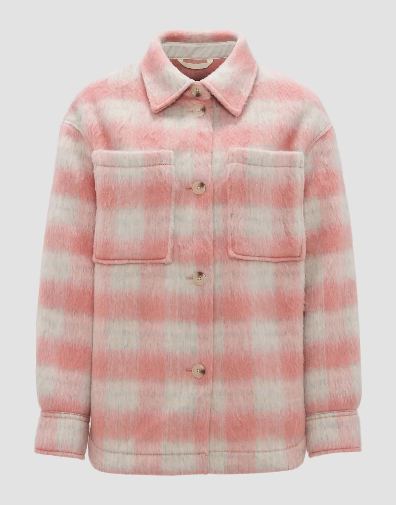 overshirt_jelma_ros_online_bestellen_6.webp OPUS Overshirt Jelma Rosé Online Bestellen^Damen Blazer / Westen