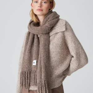 OPUS Oversize Schal Amoni Scarf Braun Online Bestellen^Damen Accessoires
