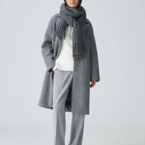 OPUS Oversize Schal Amoni Scarf Grau Online Bestellen^Damen Accessoires