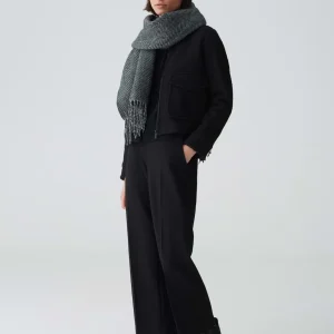 OPUS Oversize Schal Aneda Scarf Grau Online Bestellen^Damen Accessoires