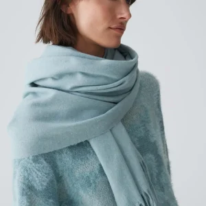 OPUS Oversize Schal Anell Scarf Blau Online Bestellen^Damen Accessoires
