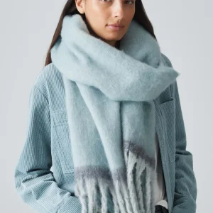 OPUS Oversize Schal Anuno Scarf Blau Online Bestellen^Damen Accessoires
