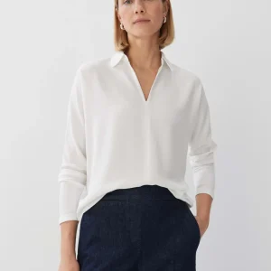 OPUS Poloshirt Kiby Weiß Online Bestellen^Damen Shirts