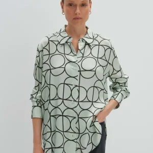 OPUS Printbluse Zeline Grün Online Bestellen^Damen Blusen