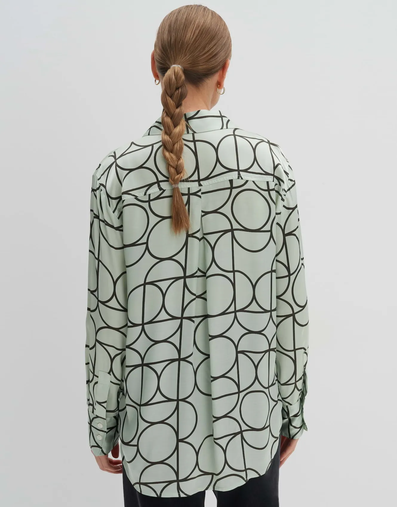 printbluse_zeline_grn_online_bestellen_2.webp OPUS Printbluse Zeline Grün Online Bestellen^Damen Blusen