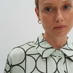 OPUS Printbluse Zeline Grün Online Bestellen^Damen Blusen