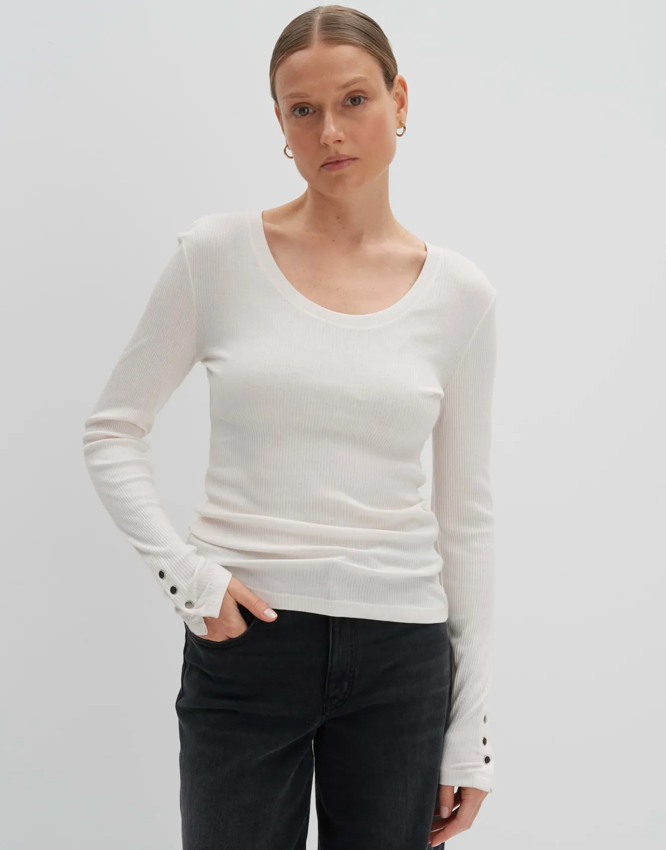 rippshirt_kelanie_wei_online_bestellen_1.webp OPUS Rippshirt Kelanie Weiß Online Bestellen^Damen Shirts