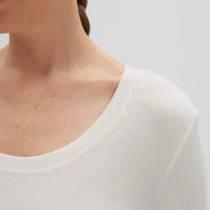 OPUS Rippshirt Kelanie Weiß Online Bestellen^Damen Shirts