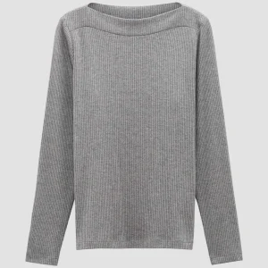 OPUS Rippshirt Kelaura Grau Online Bestellen^Damen Shirts
