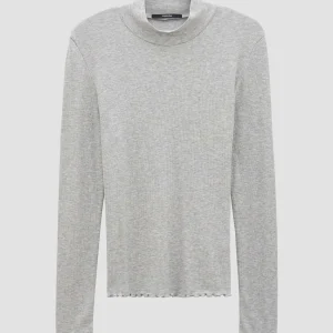 OPUS Rippshirt Kinara Grau Online Bestellen^Damen Basics | Shirts