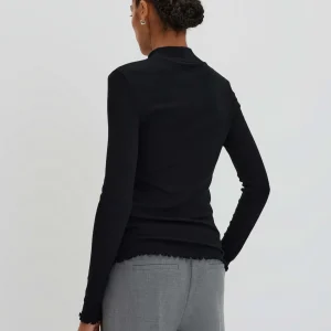 OPUS Rippshirt Kinara Schwarz Online Bestellen^Damen Basics | Shirts