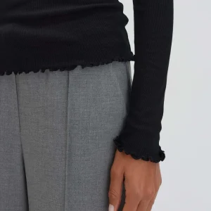OPUS Rippshirt Kinara Schwarz Online Bestellen^Damen Basics | Shirts