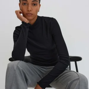 OPUS Rippshirt Kinara Schwarz Online Bestellen^Damen Basics | Shirts