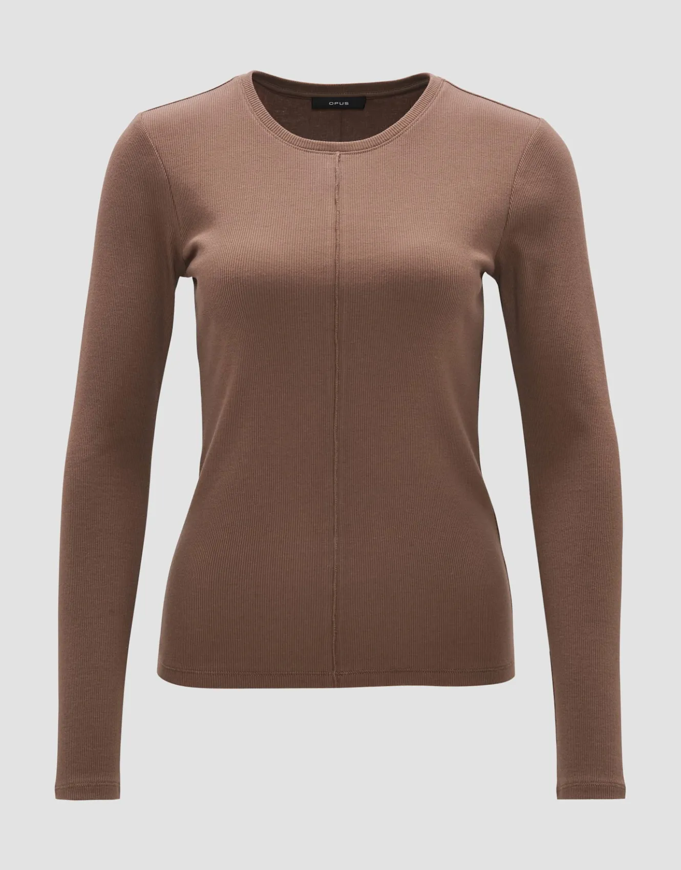 rippshirt_sadalie_braun_online_bestellen_5.webp OPUS Rippshirt Sadalie Braun Online Bestellen^Damen Basics | Shirts