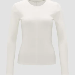 OPUS Rippshirt Sadalie Weiß Online Bestellen^Damen Basics | Shirts