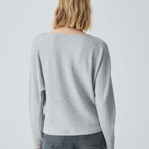 OPUS Rippshirt Sakim Grau Online Bestellen^Damen Shirts