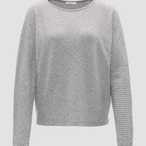OPUS Rippshirt Sakim Grau Online Bestellen^Damen Shirts