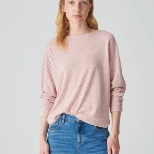 OPUS Rippshirt Sakim Rosé Online Bestellen^Damen Shirts