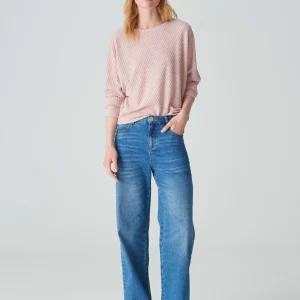 OPUS Rippshirt Sakim Rosé Online Bestellen^Damen Shirts