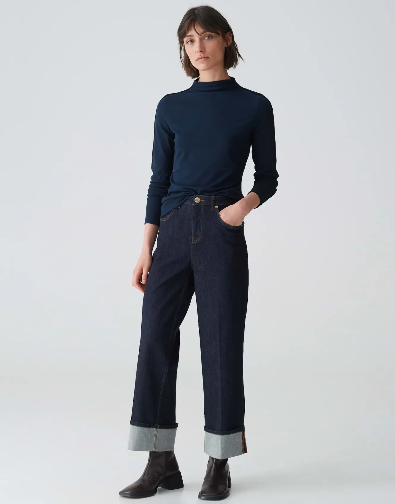 rippshirt_salimas_blau_online_bestellen_0.webp OPUS Rippshirt Salimas Blau Online Bestellen^Damen Shirts