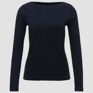 OPUS Rippshirt Sovke Blau Online Bestellen^Damen Shirts