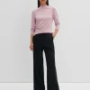 OPUS Rollkragenshirt Karlette Detail Rosé Online Bestellen^Damen Basics | Shirts