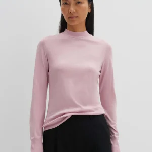 OPUS Rollkragenshirt Karlette Detail Rosé Online Bestellen^Damen Basics | Shirts