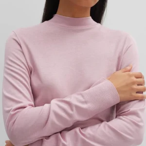 OPUS Rollkragenshirt Karlette Detail Rosé Online Bestellen^Damen Basics | Shirts