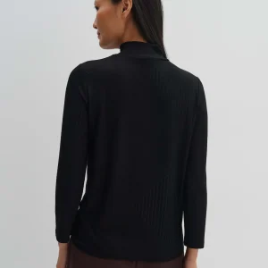 OPUS Rollkragenshirt Keyama Schwarz Online Bestellen^Damen Shirts