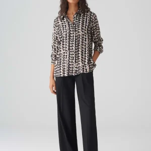 OPUS Satinbluse Fosmo Braun Online Bestellen^Damen Blusen