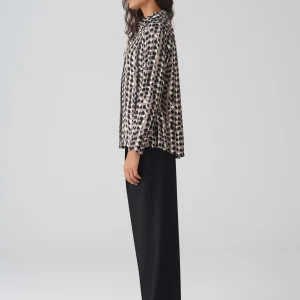 OPUS Satinbluse Fosmo Braun Online Bestellen^Damen Blusen