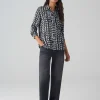 OPUS Satinbluse Fosmo Schwarz Online Bestellen^Damen Blusen