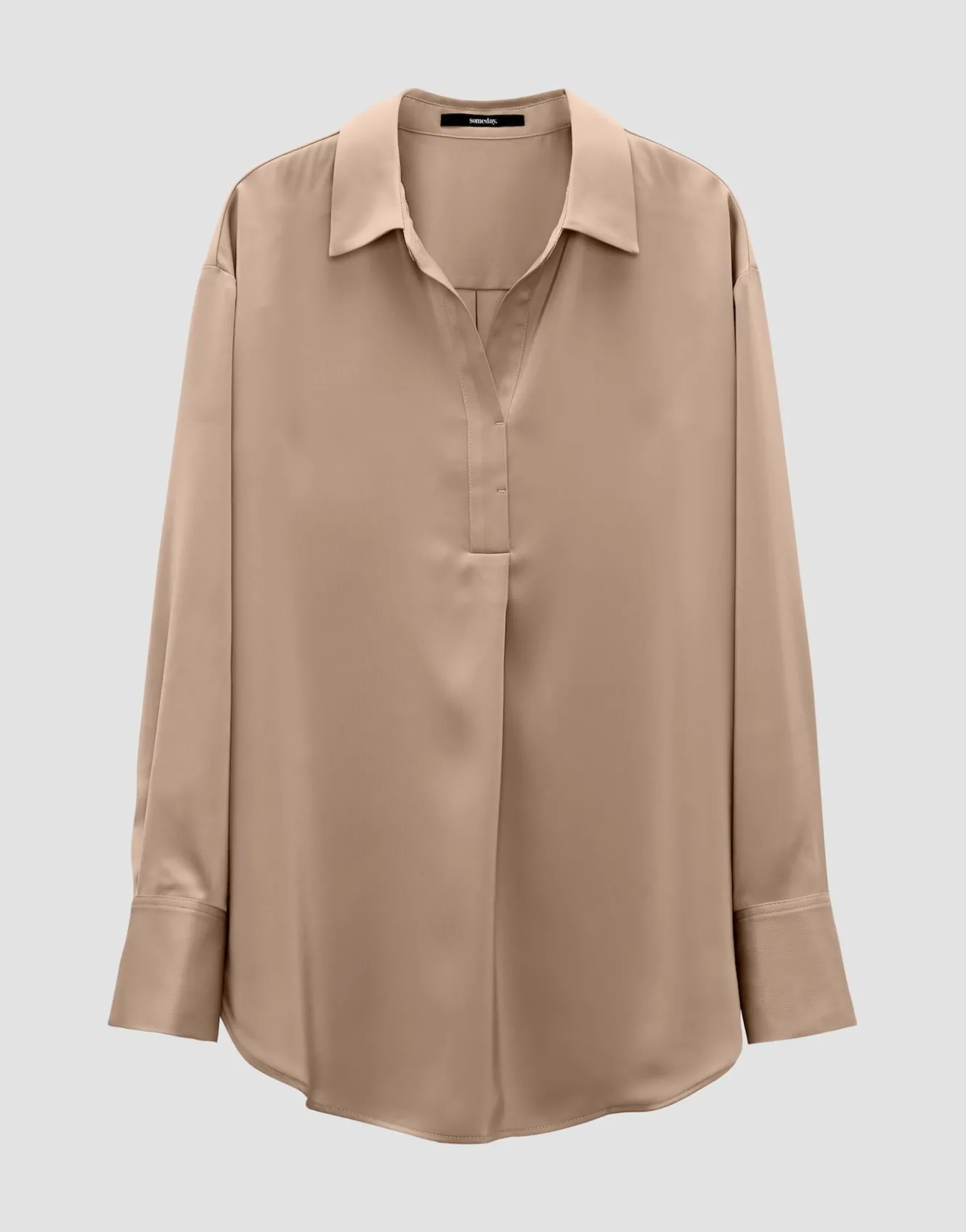 satinbluse_zanza_beige_online_bestellen_7.webp OPUS Satinbluse Zanza Beige Online Bestellen^Damen Blusen