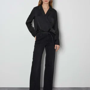 OPUS Satinbluse Zariana Schwarz Online Bestellen^Damen Blusen