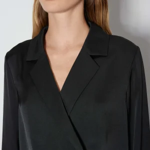 OPUS Satinbluse Zariana Schwarz Online Bestellen^Damen Blusen