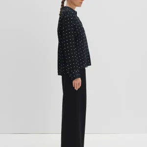 OPUS Satinbluse Zilow Schwarz Online Bestellen^Damen Blusen