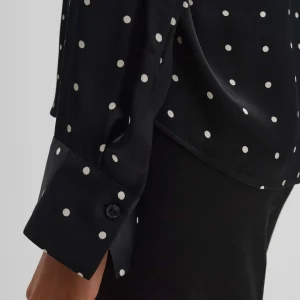 OPUS Satinbluse Zilow Schwarz Online Bestellen^Damen Blusen