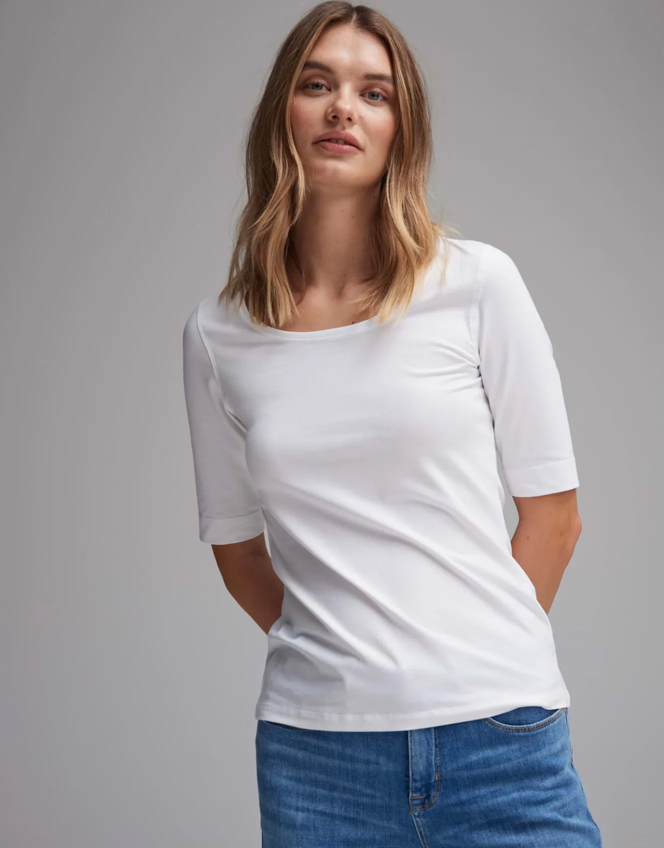 shirt_serta_wei_online_bestellen_1.webp OPUS Shirt Serta Weiß Online Bestellen^Damen Basics | Shirts
