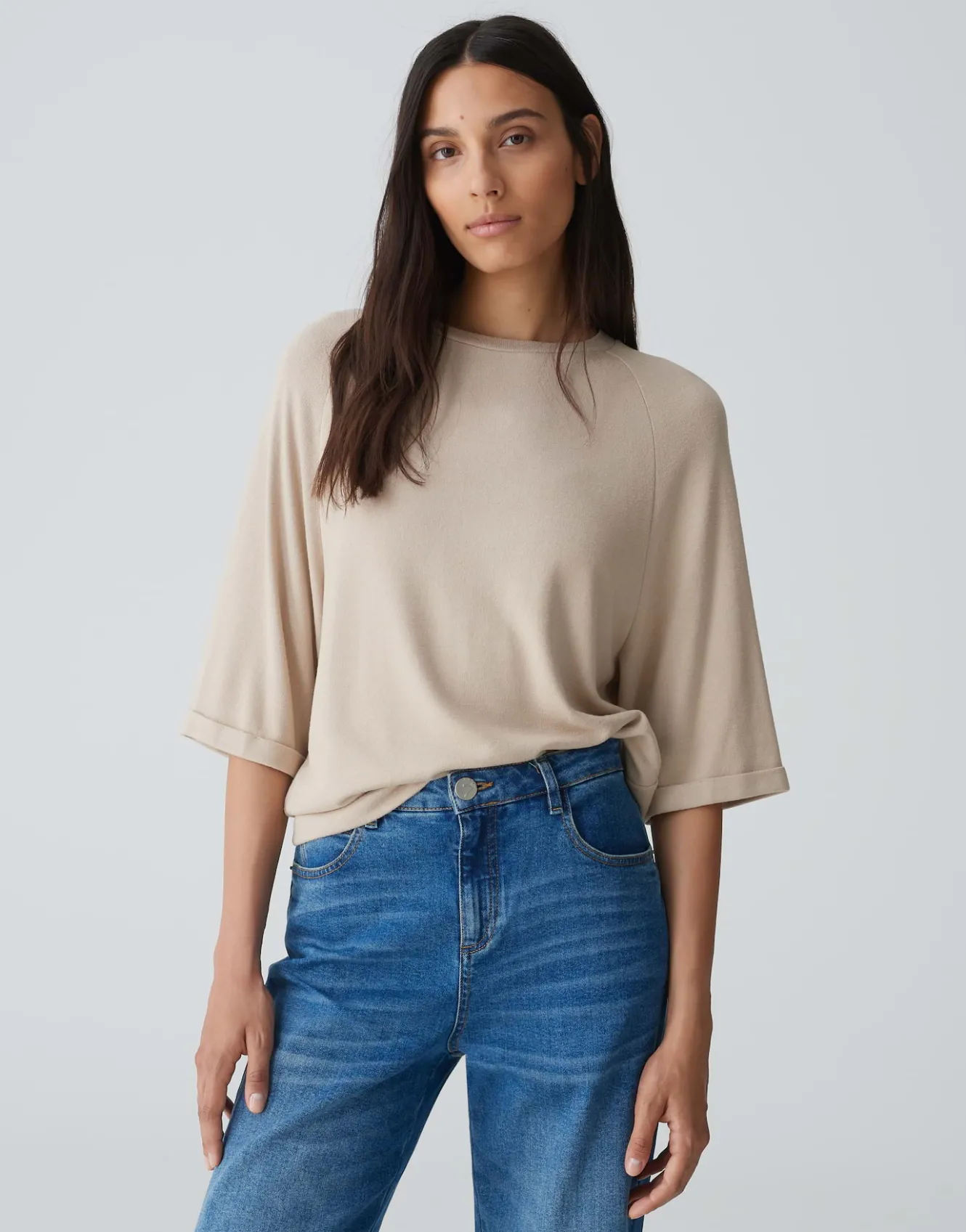 shirt_sikanna_beige_online_bestellen_1.webp OPUS Shirt Sikanna Beige Online Bestellen^Damen Shirts