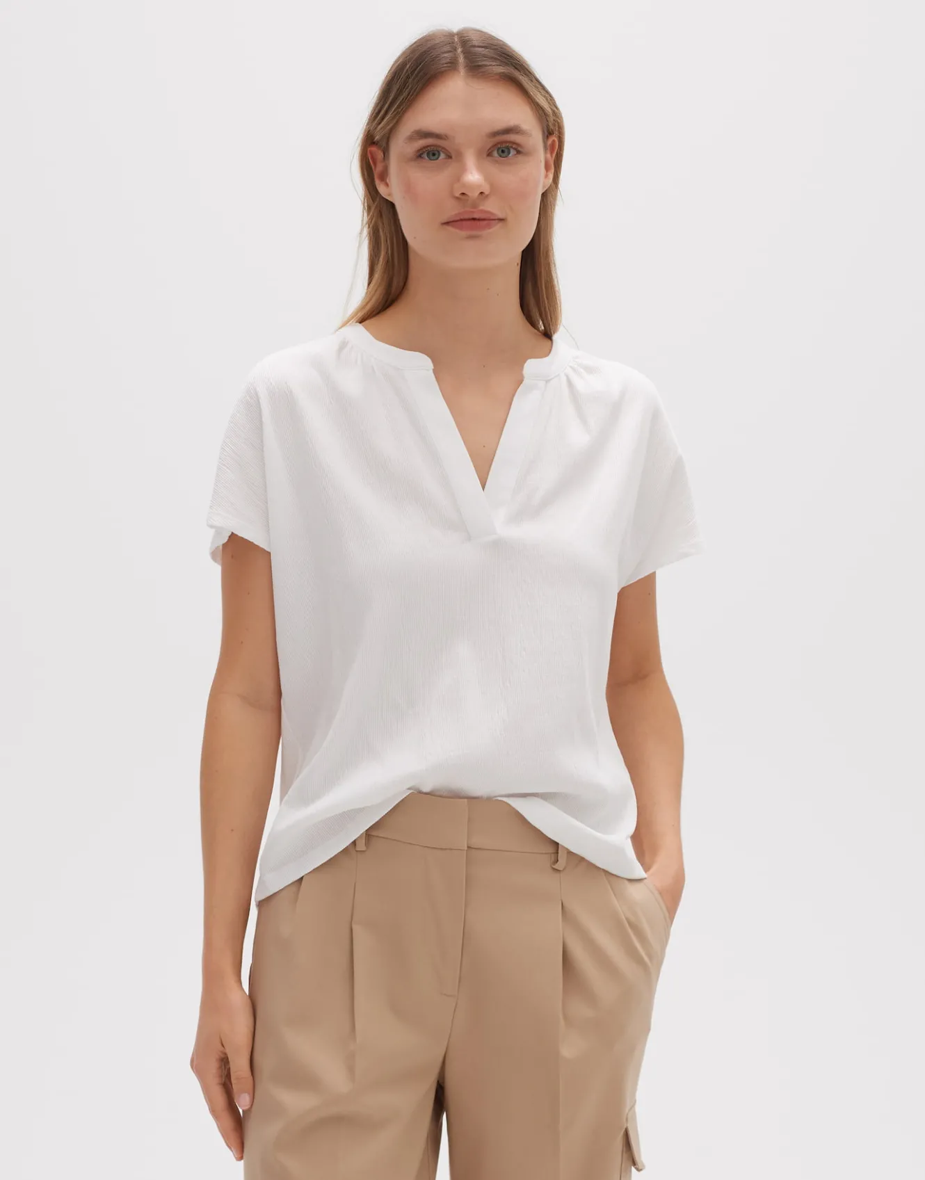 shirt_skirius_wei_online_bestellen_1.webp OPUS Shirt Skirius Weiß Online Bestellen^Damen Shirts