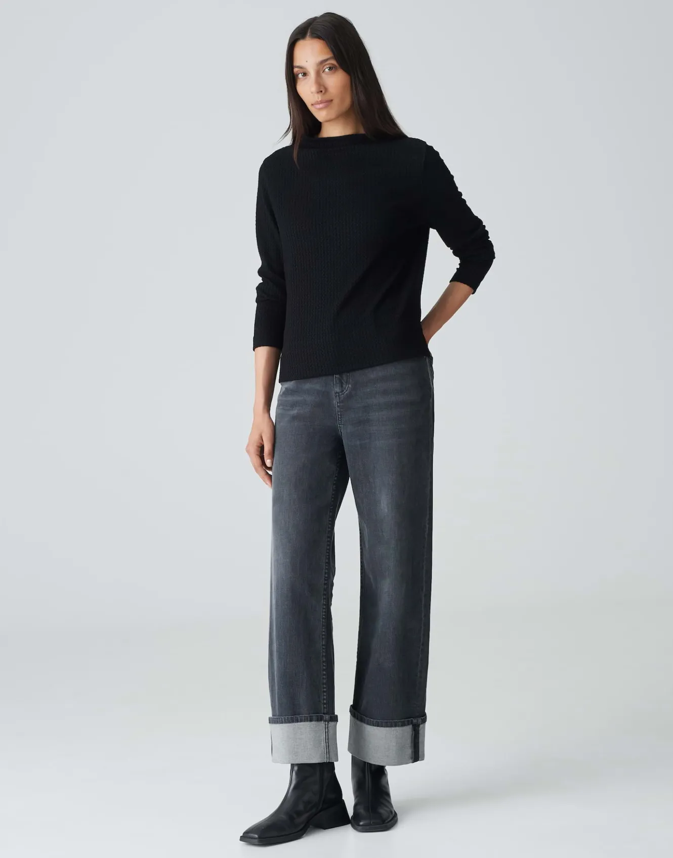 shirt_sufu_schwarz_online_bestellen_6.webp OPUS Shirt Sufu Schwarz Online Bestellen^Damen Shirts