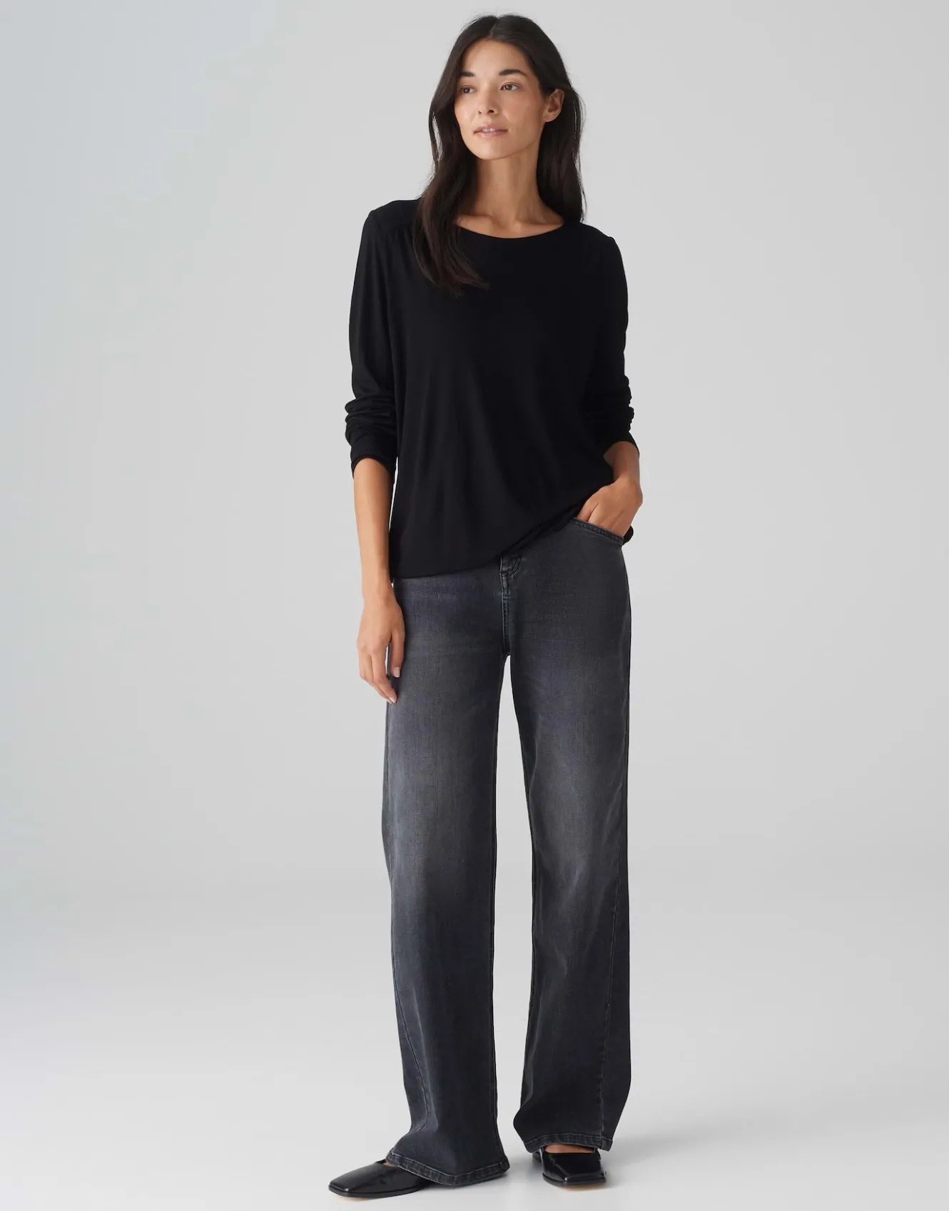 shirt_sutha_schwarz_online_bestellen_0.webp OPUS Shirt Sutha Schwarz Online Bestellen^Damen Shirts