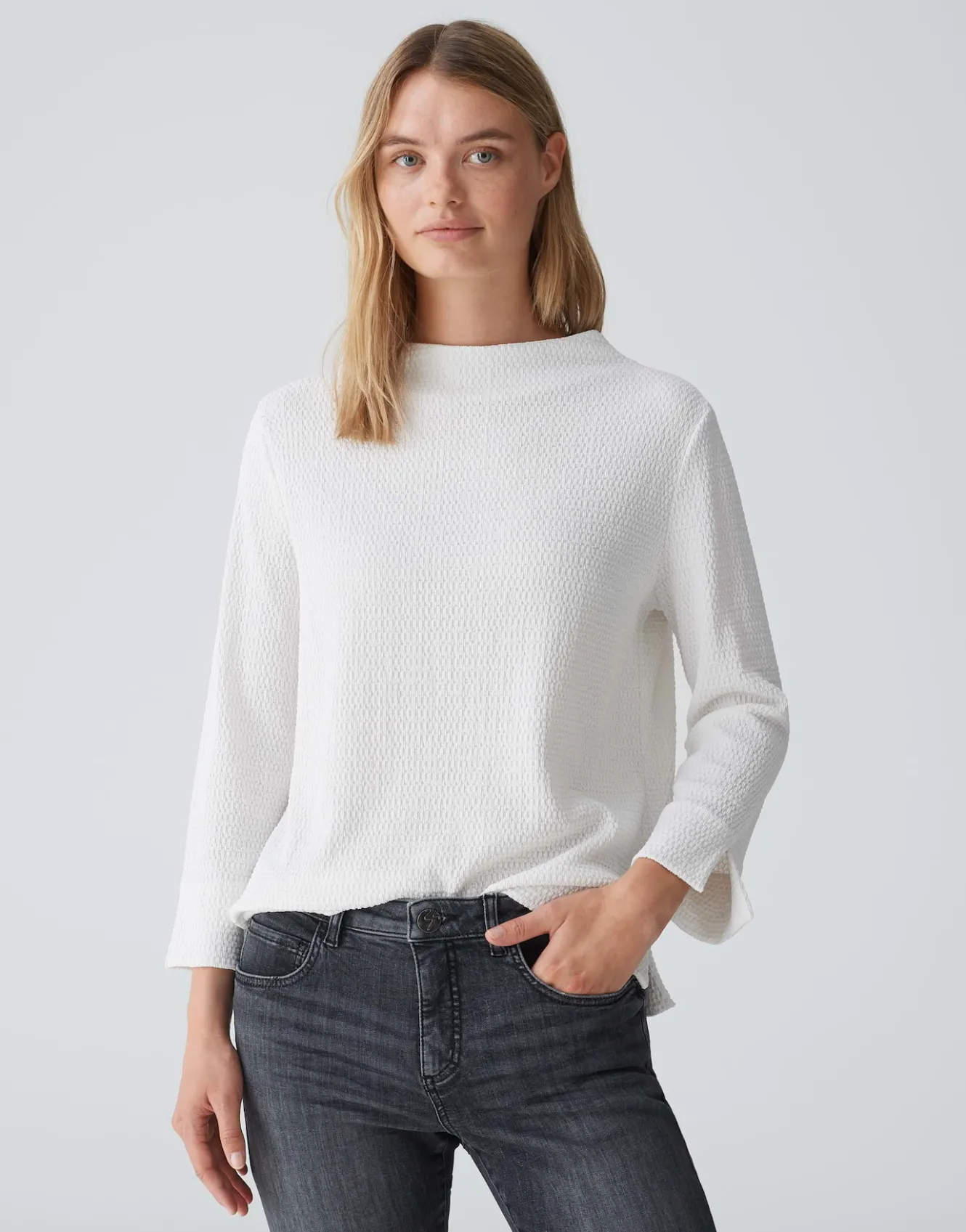 shirt_suwen_wei_online_bestellen_1.webp OPUS Shirt Suwen Weiß Online Bestellen^Damen Shirts