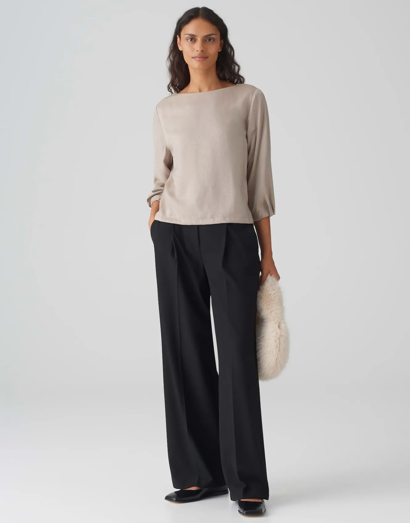 shirtbluse_flixi_braun_online_bestellen_0.webp OPUS Shirtbluse Flixi Braun Online Bestellen^Damen Blusen