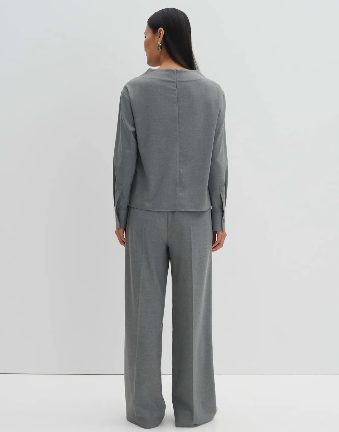 shirtbluse_zalene_grau_online_bestellen_2.webp OPUS Shirtbluse Zalene Grau Online Bestellen^Damen Blusen