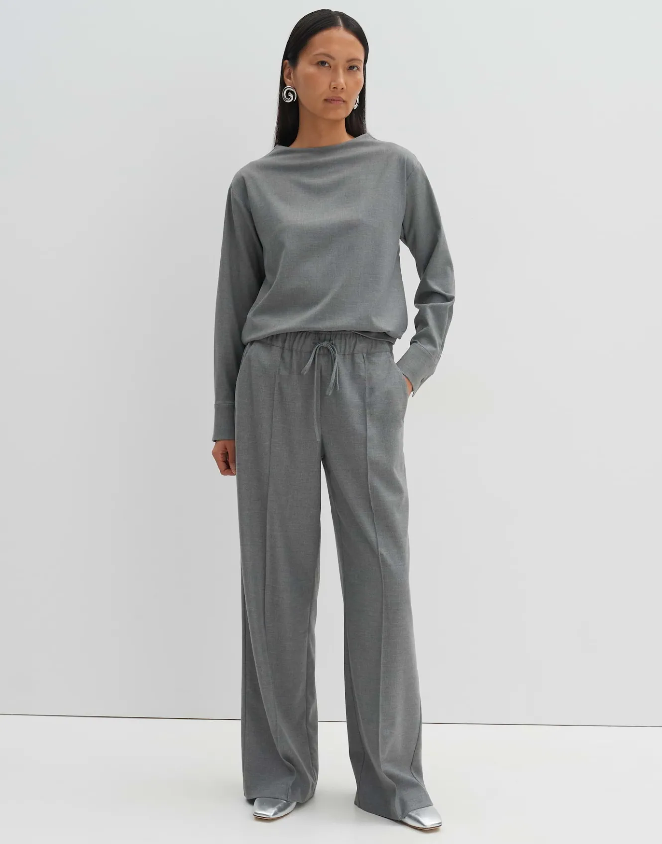 shirtbluse_zalene_grau_online_bestellen_6.webp OPUS Shirtbluse Zalene Grau Online Bestellen^Damen Blusen