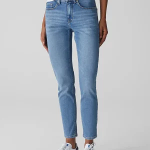 OPUS Skinny Jeans Elma Ocean Blue Blau Online Bestellen^Damen Jeans