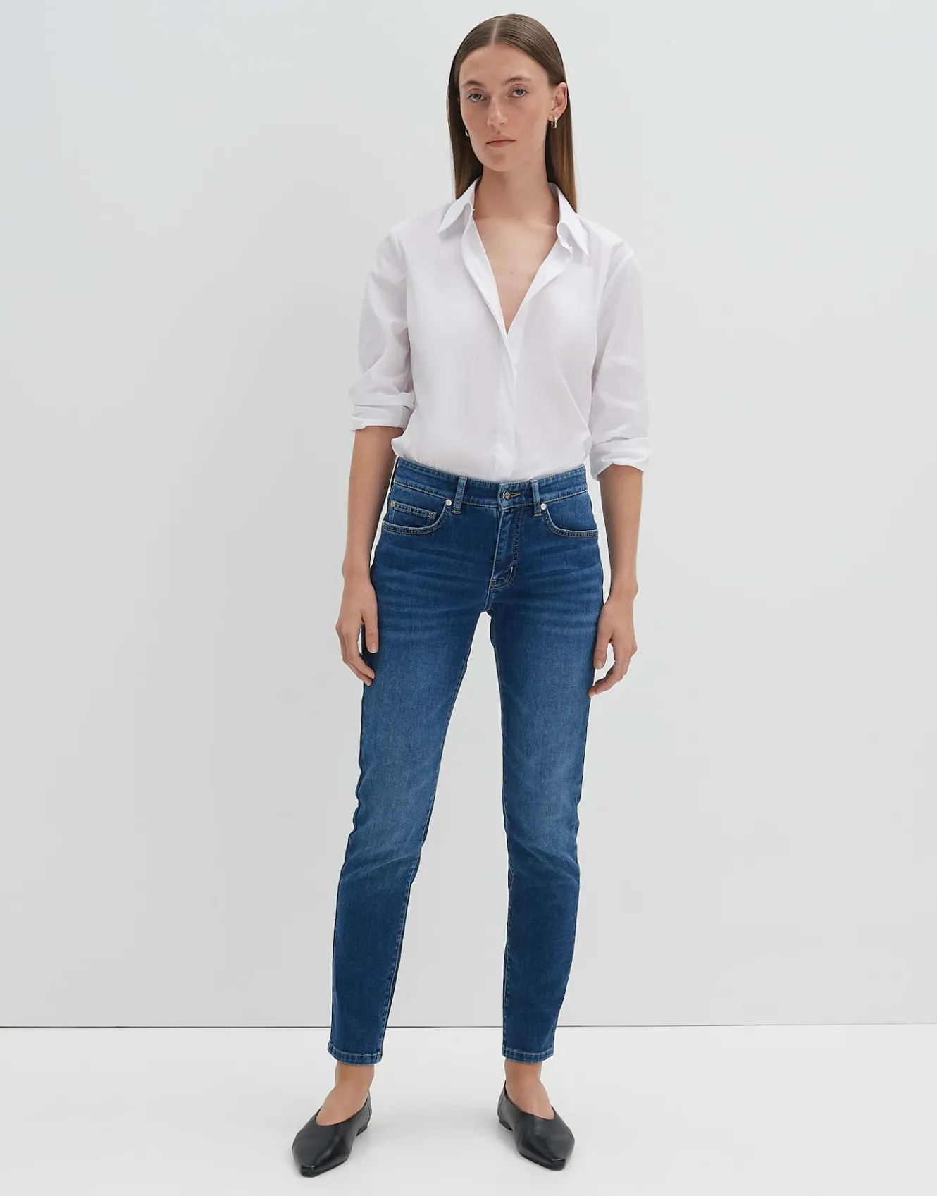 slim_jeans_catia_iconic_blau_online_bestellen_0.webp OPUS Slim Jeans Catia Iconic Blau Online Bestellen^Damen Jeans