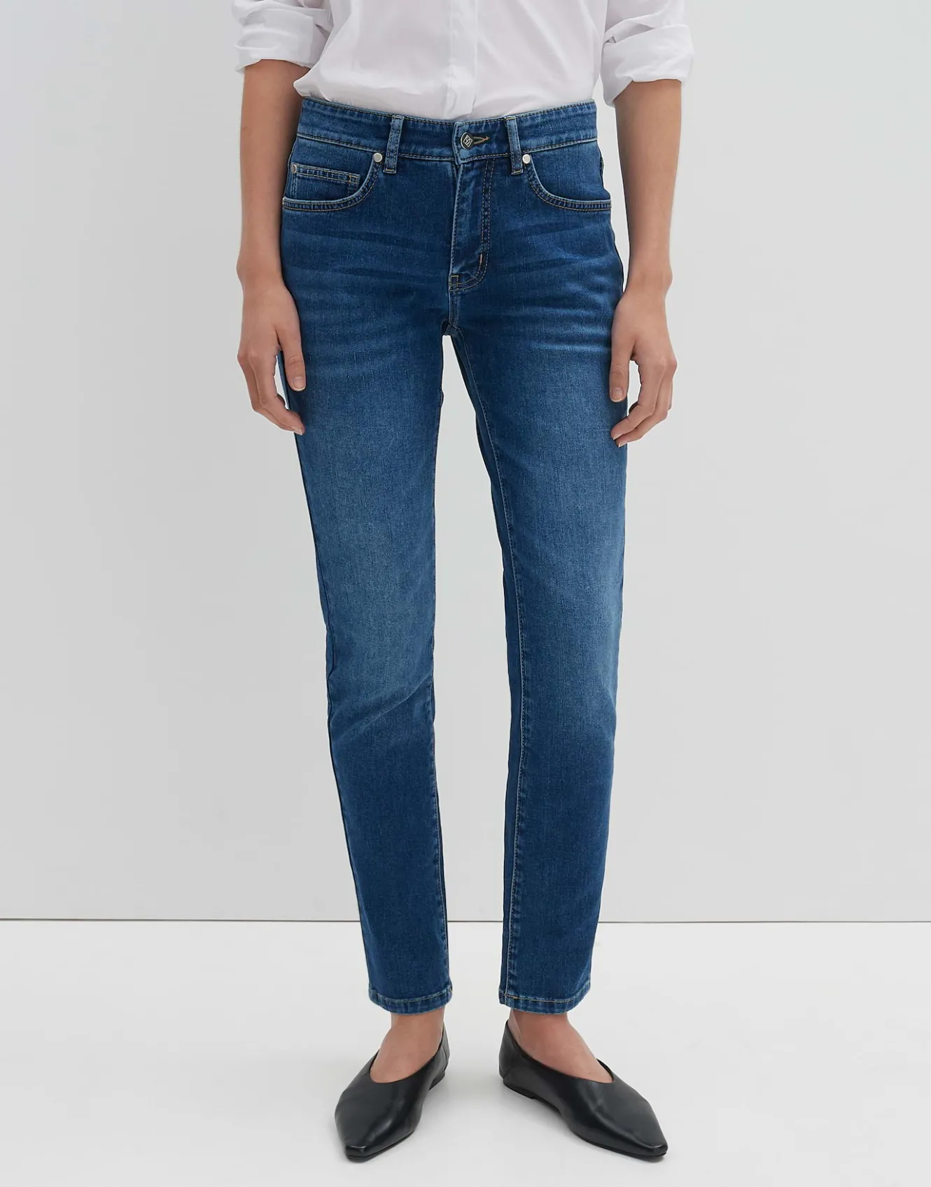 slim_jeans_catia_iconic_blau_online_bestellen_1.webp OPUS Slim Jeans Catia Iconic Blau Online Bestellen^Damen Jeans
